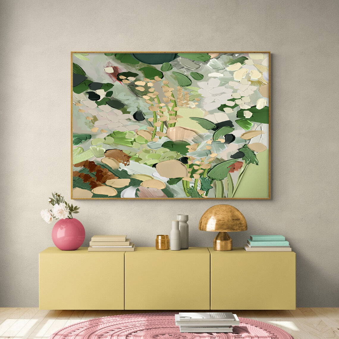 Wall Art Flower Fresh Natural Earthy Elegant