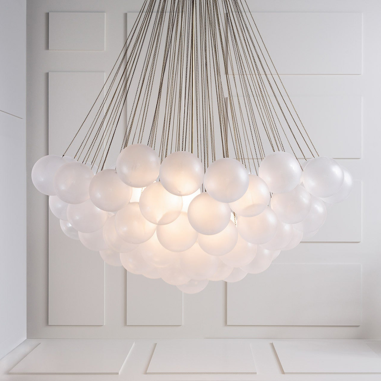Fayne Glass Globe Pendant Light Bubble - Neutralighting