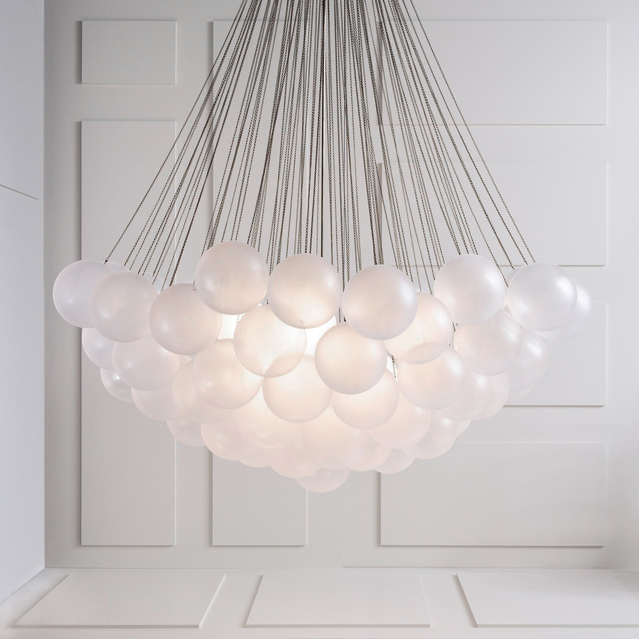 Fayne Glass Globe Pendant Light Bubble - Neutralighting