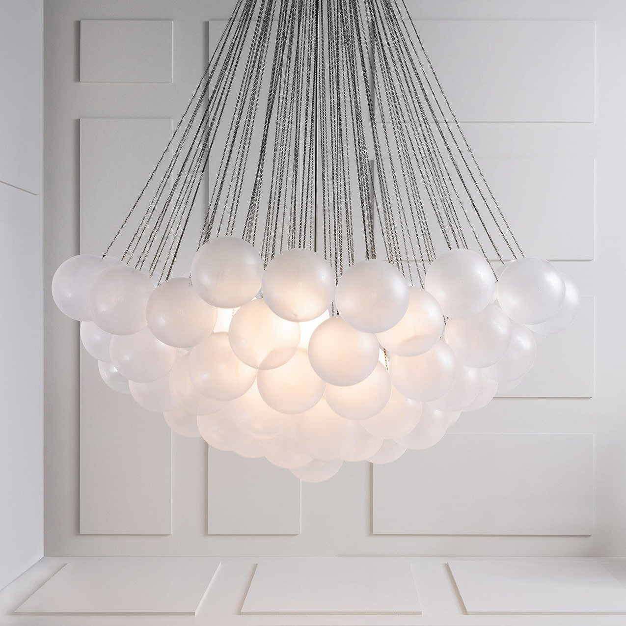 Fayne Glass Globe Pendant Light Bubble - Neutralighting
