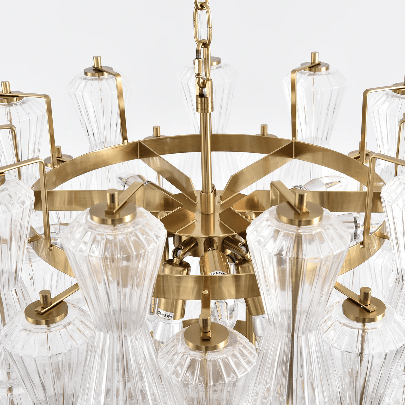 Aurora Chandelier Murano Glass Floral Cascade