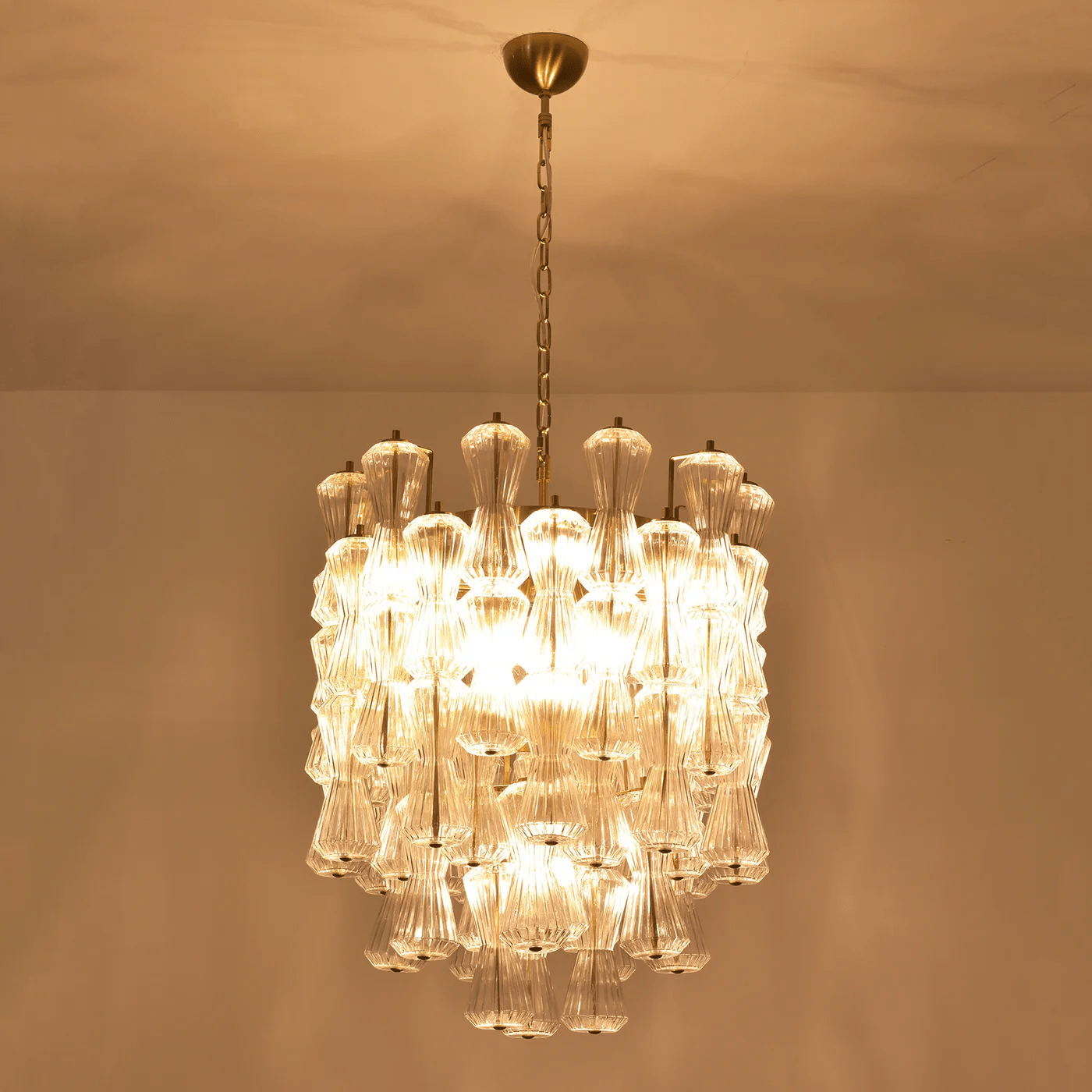 Aurora Chandelier Murano Glass Floral Cascade