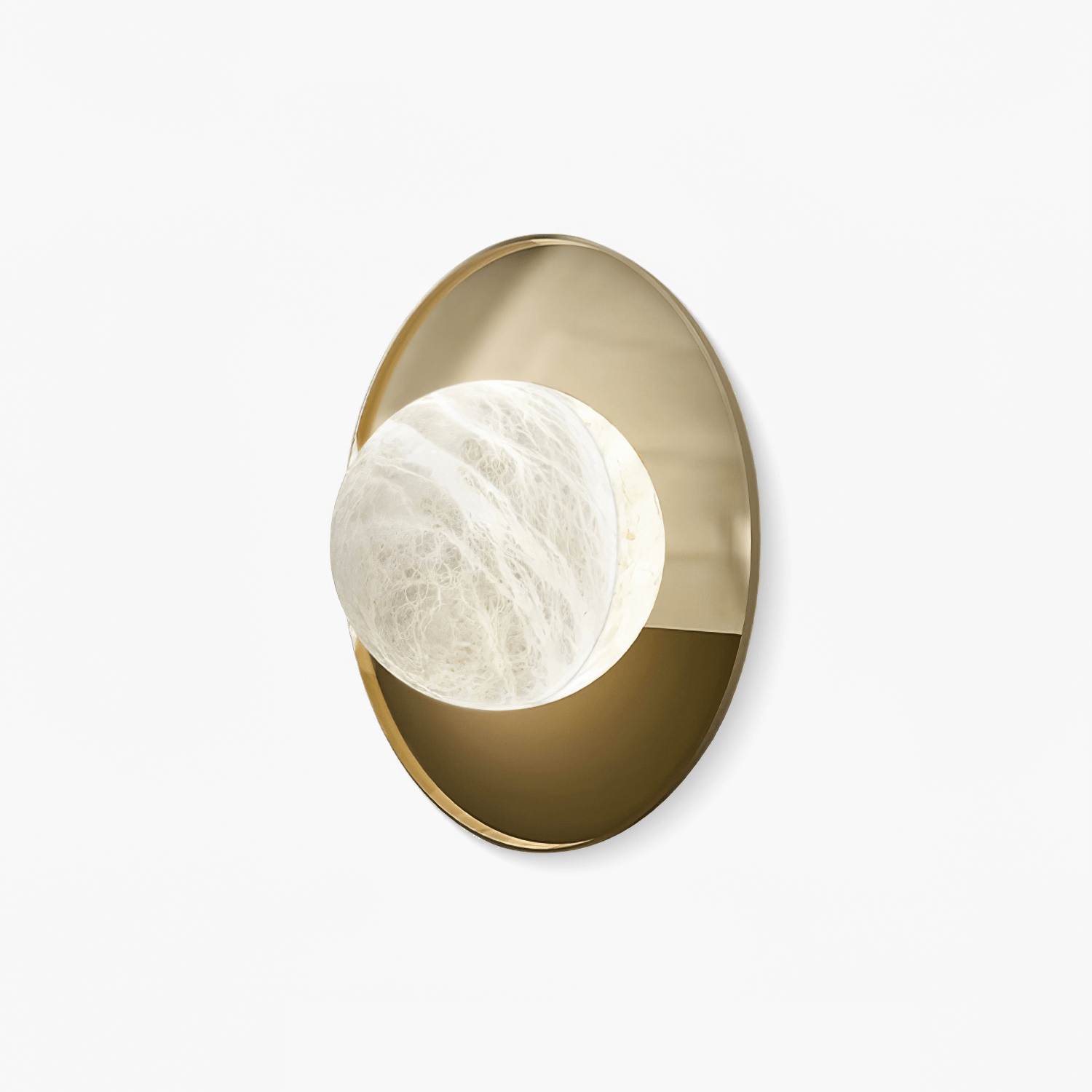 Lyra Modern Alabaster Wall Light - Neutralighting