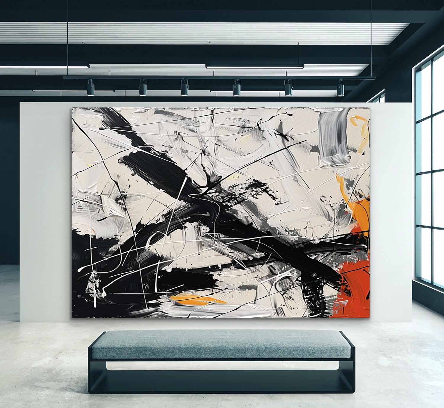 Abstract Expressionist Art AEA004 - Neutralighting