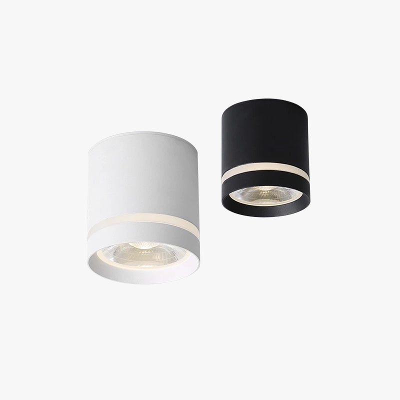 Aria Ceiling Light Mini Modern, White/Black, Bedroom/Living Room - Neutralighting