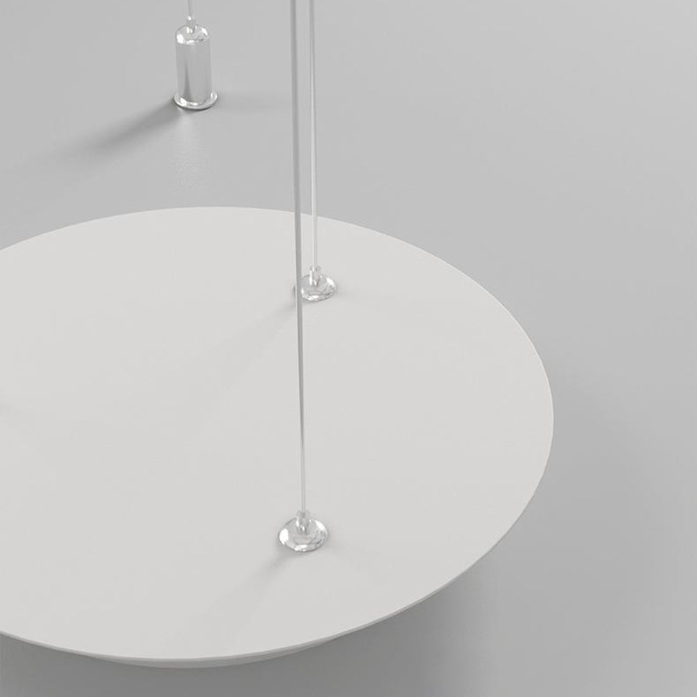 Arisha Pendant Light Rond Modern, Black/White, Dining Room - Neutralighting