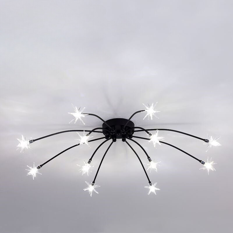 Arisha Art Deco Starry Flush Mount Ceiling Light - Neutralighting