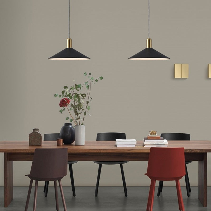 Aria Vintage Umbrella Monochrome Pendant Light