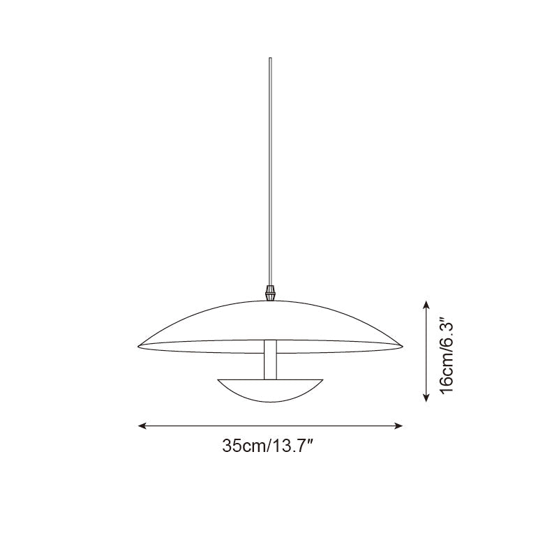 Pylos Minimalist Black Pendant Light - Neutralighting