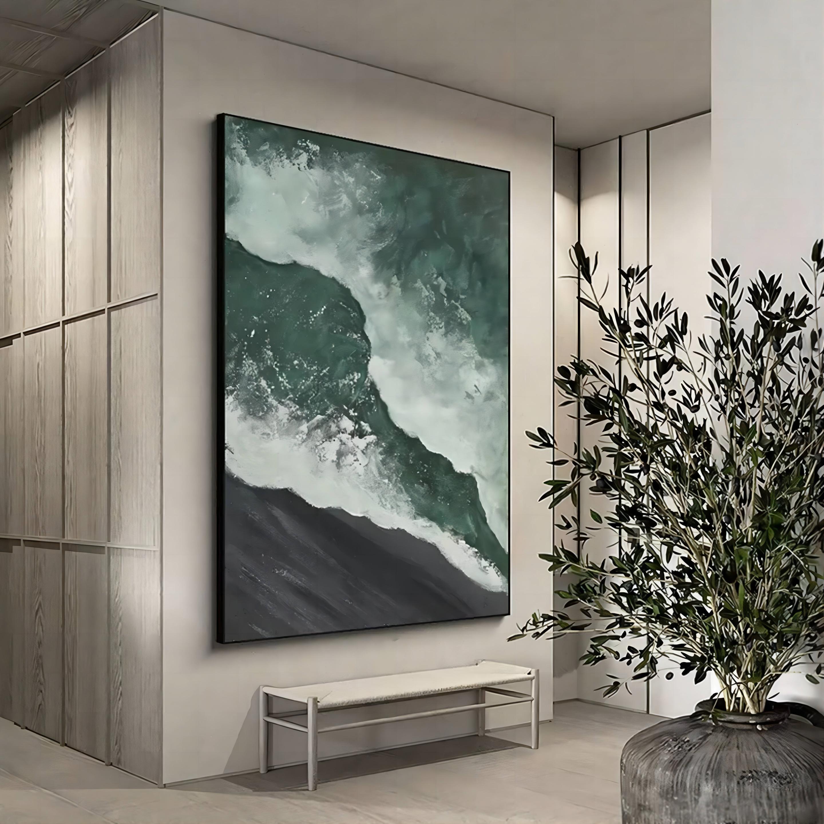 Plaster Art Texture Painting SG020 - Neutralighting