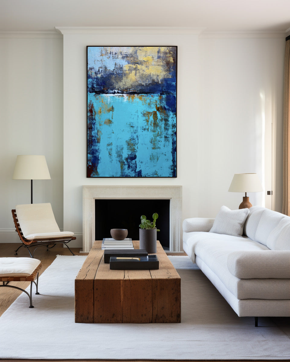 Abstract Sea Scenery Painting