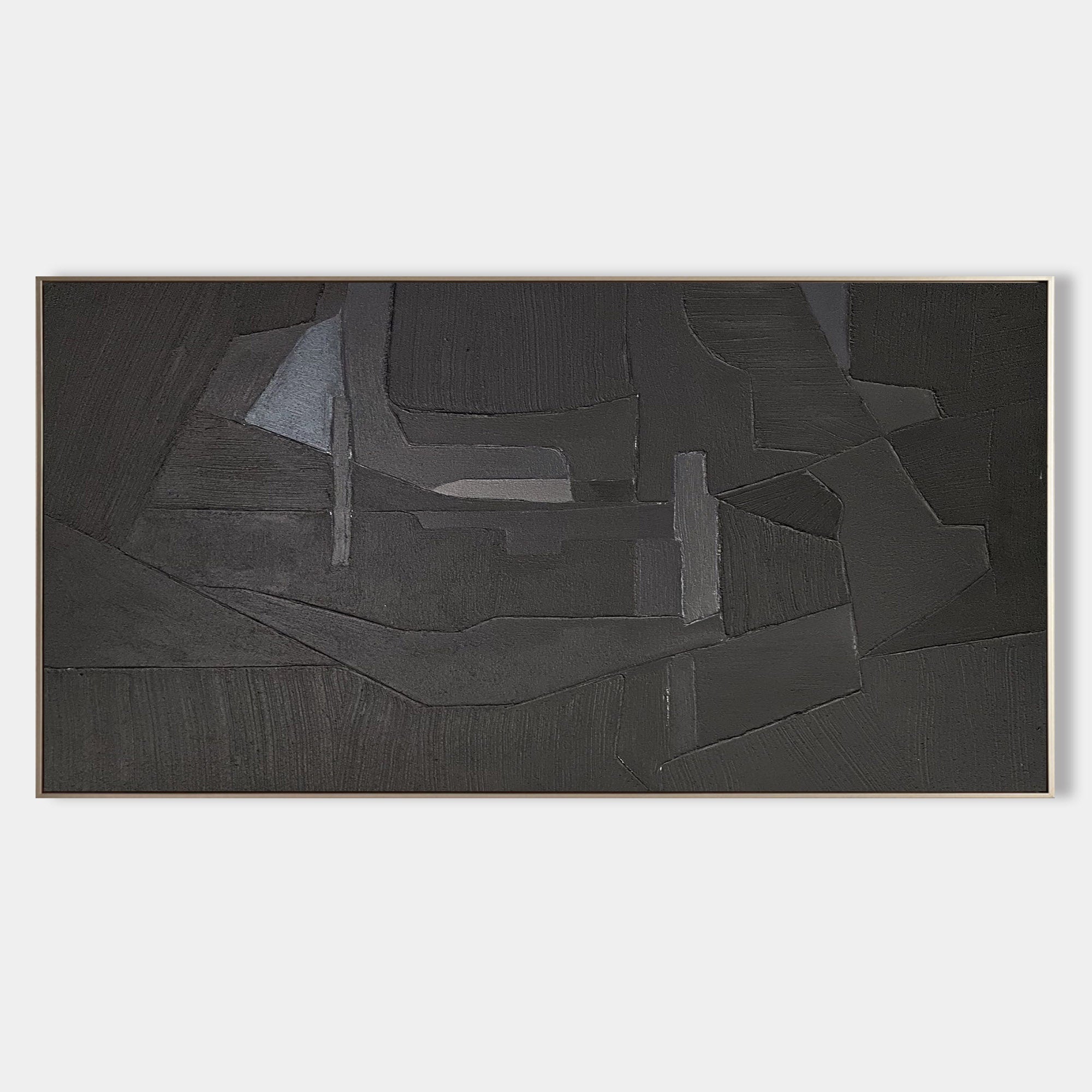 Black Abstract Painting ABAP23 - Neutralighting