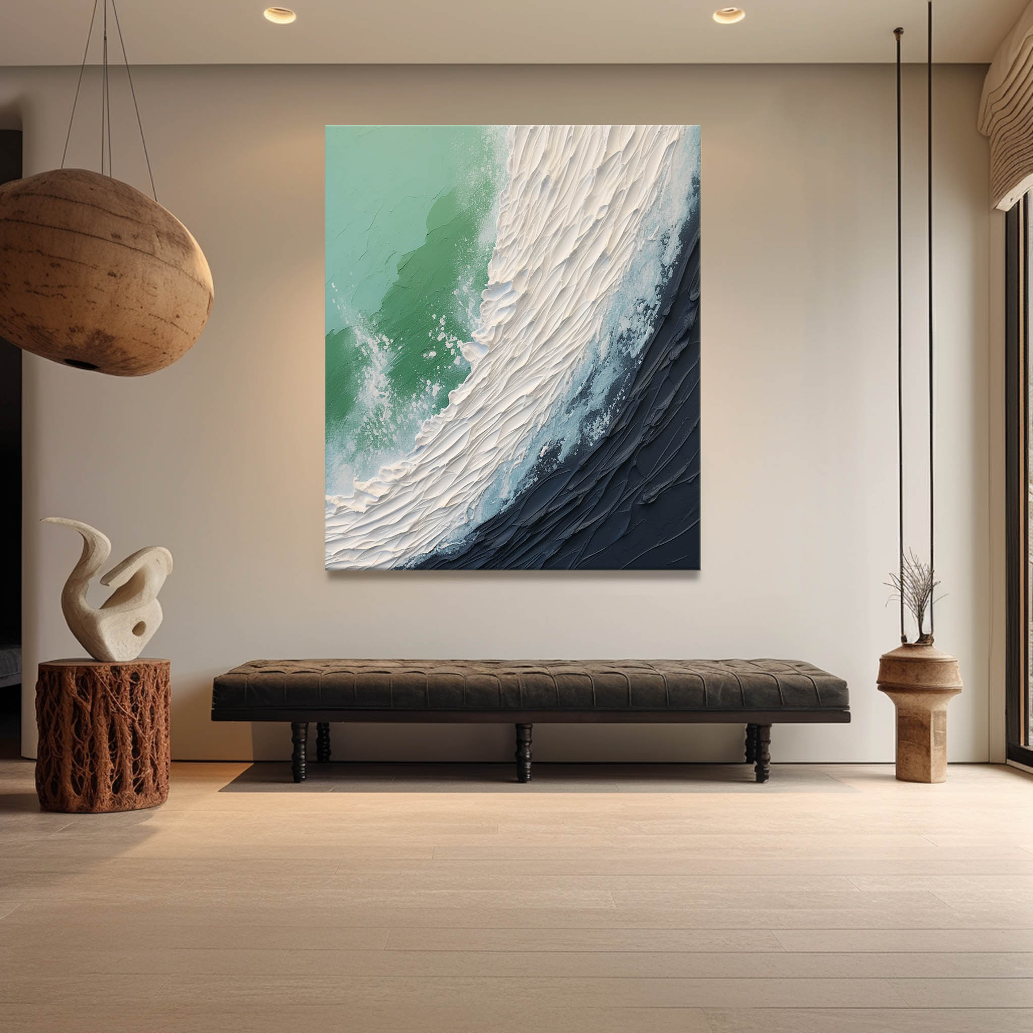 Plaster Art Texture Painting SG238 - Neutralighting