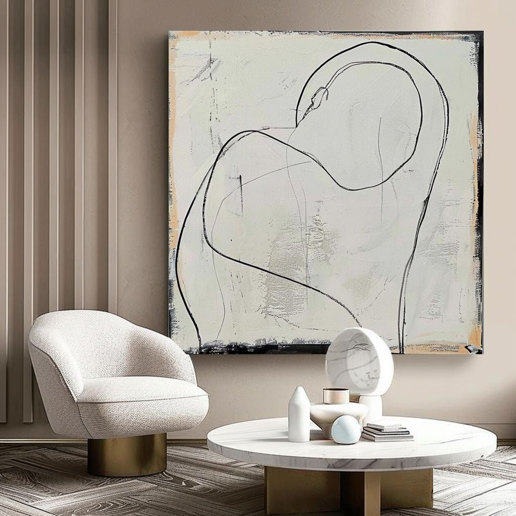Wall Art Minimalist Embrace Abstract