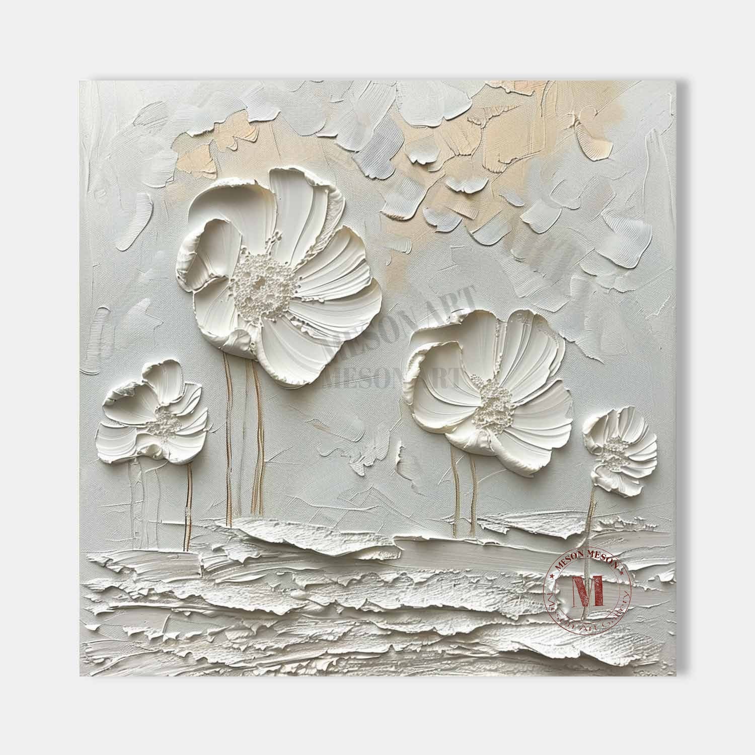 Plaster Art Texture Painting SG333 - Neutralighting