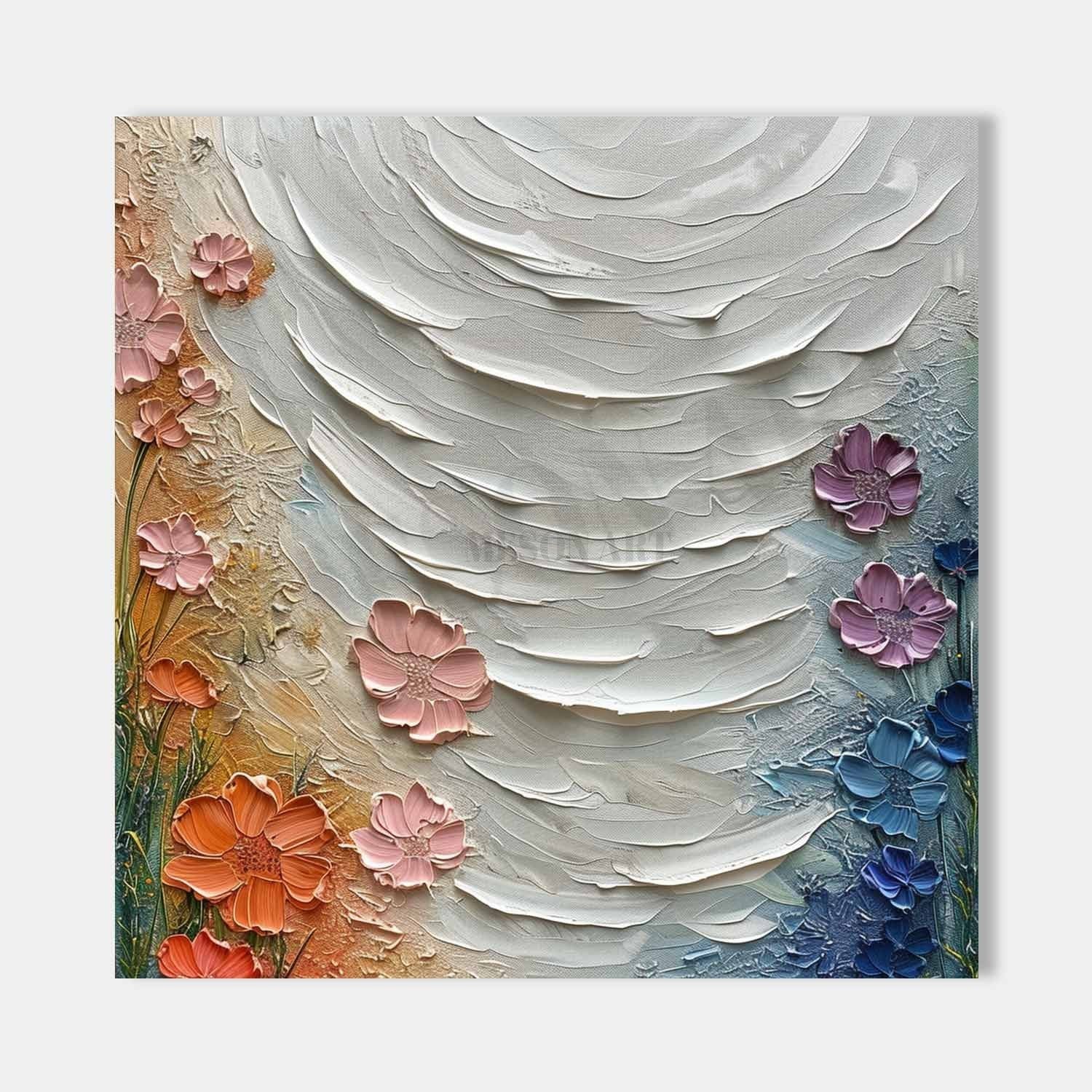 Plaster Art Texture Painting SG332 - Neutralighting