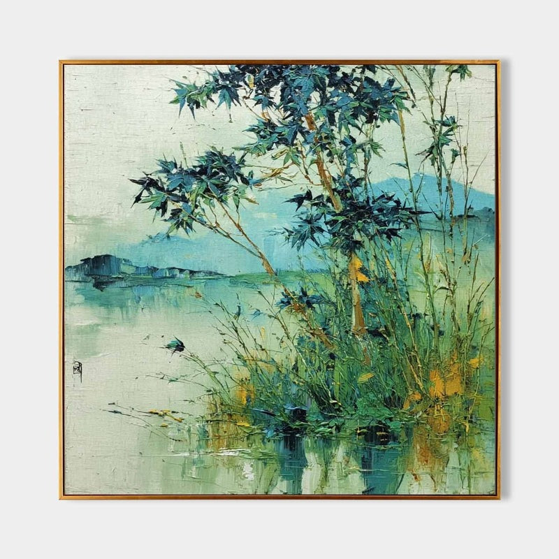 Wall Art Landscape Tree Painting
