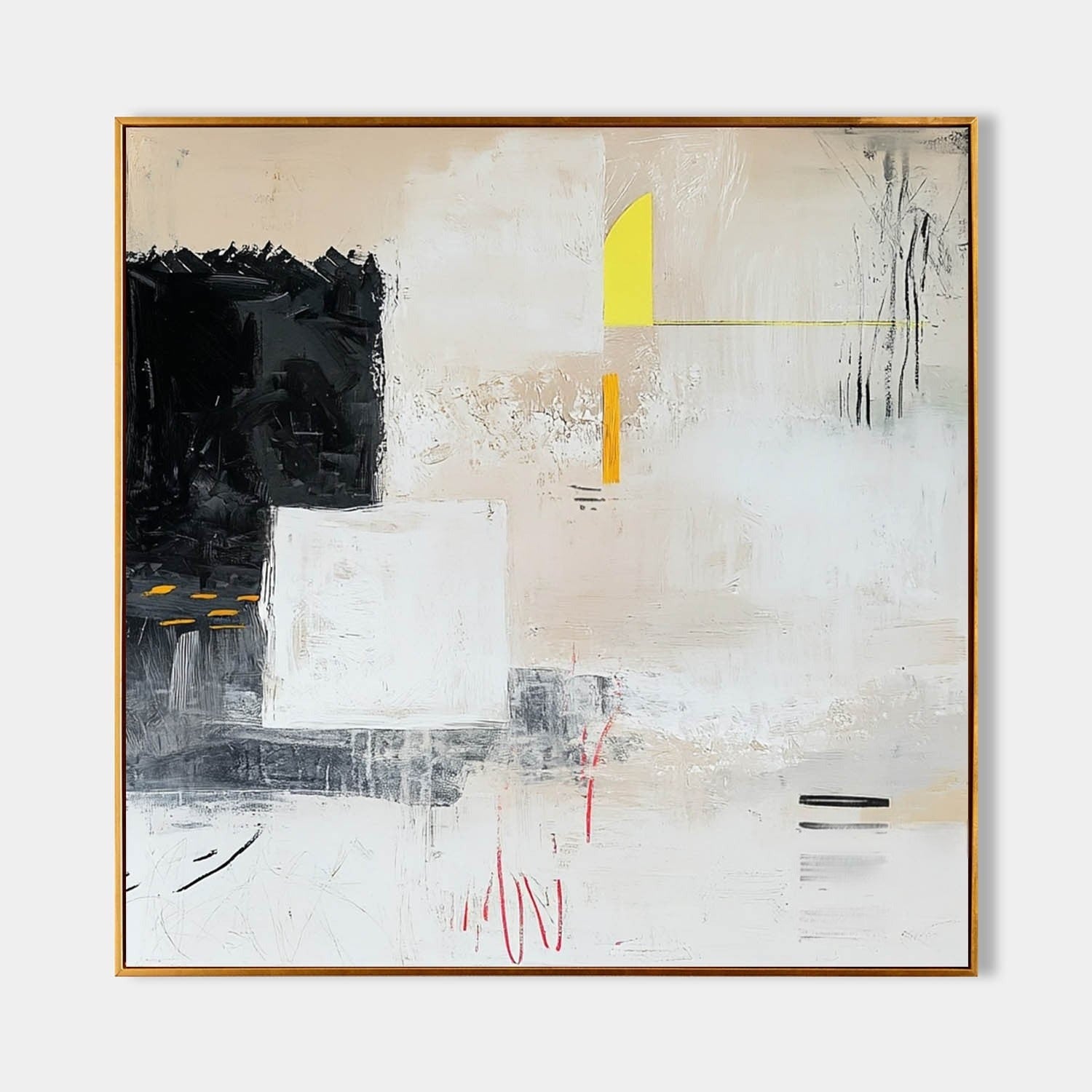 Wall Art Minimalist Textured Neutral