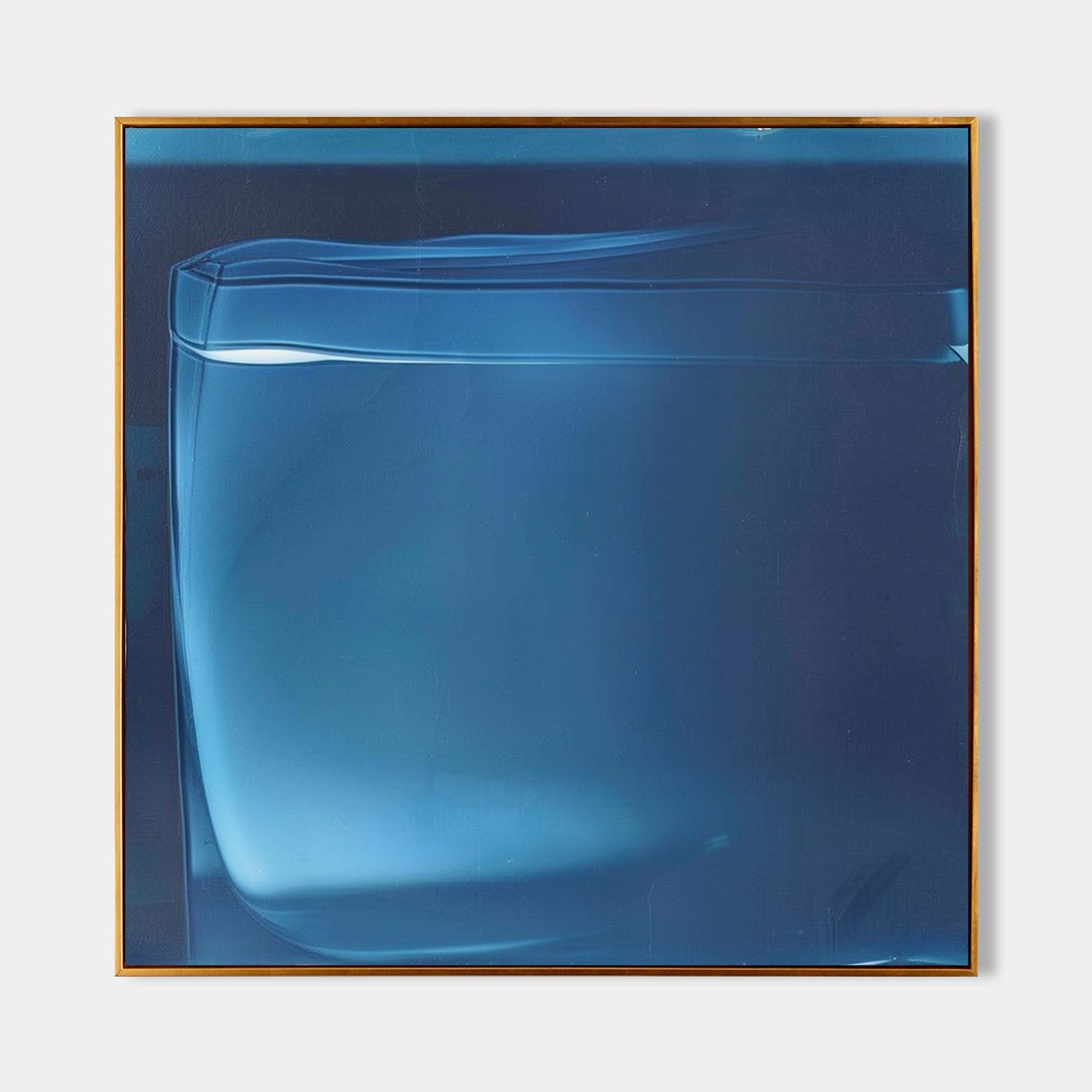 Wall Art Gradient Blue Atmospheric Ocean