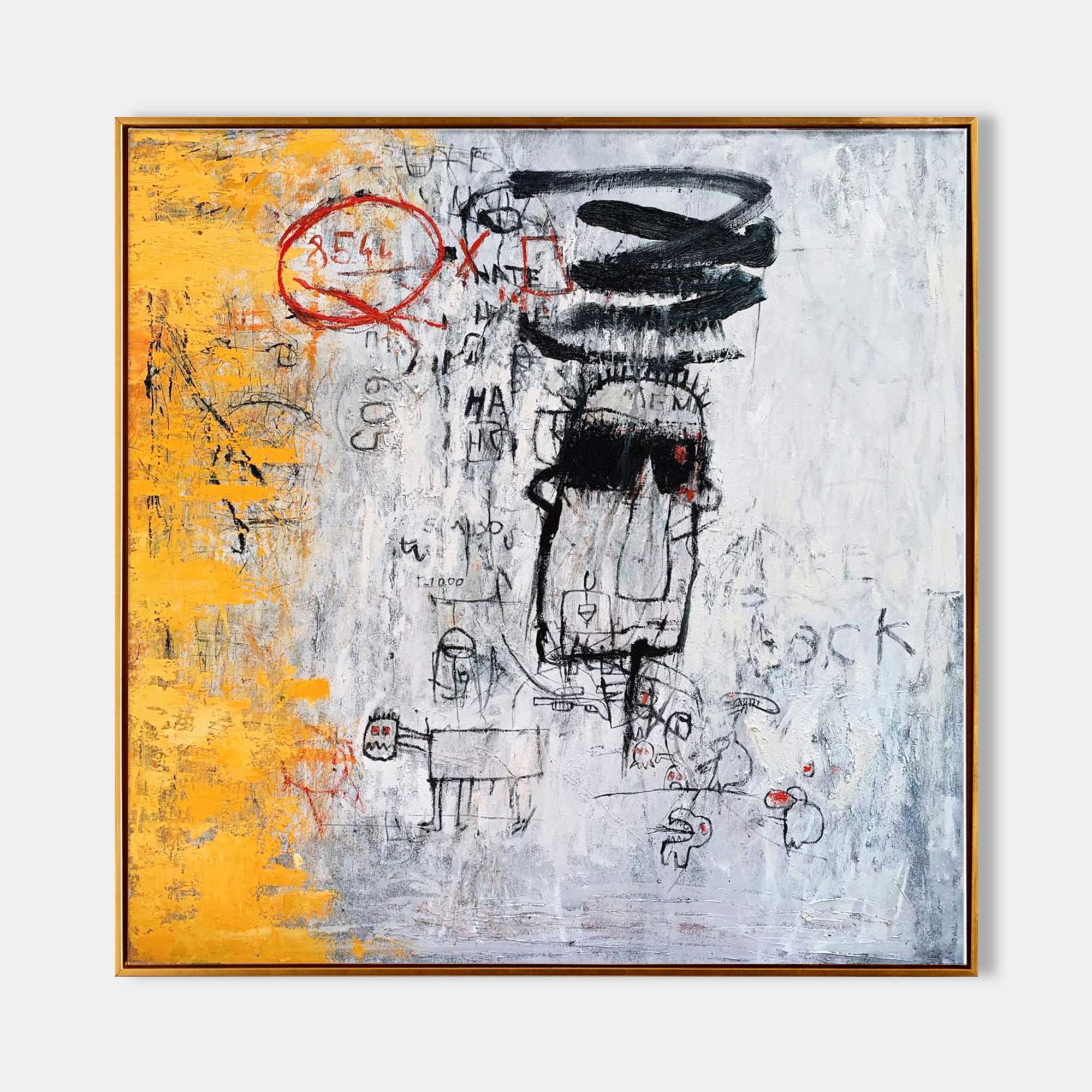 Wall Art Abstract Graffiti Modern Sketchy