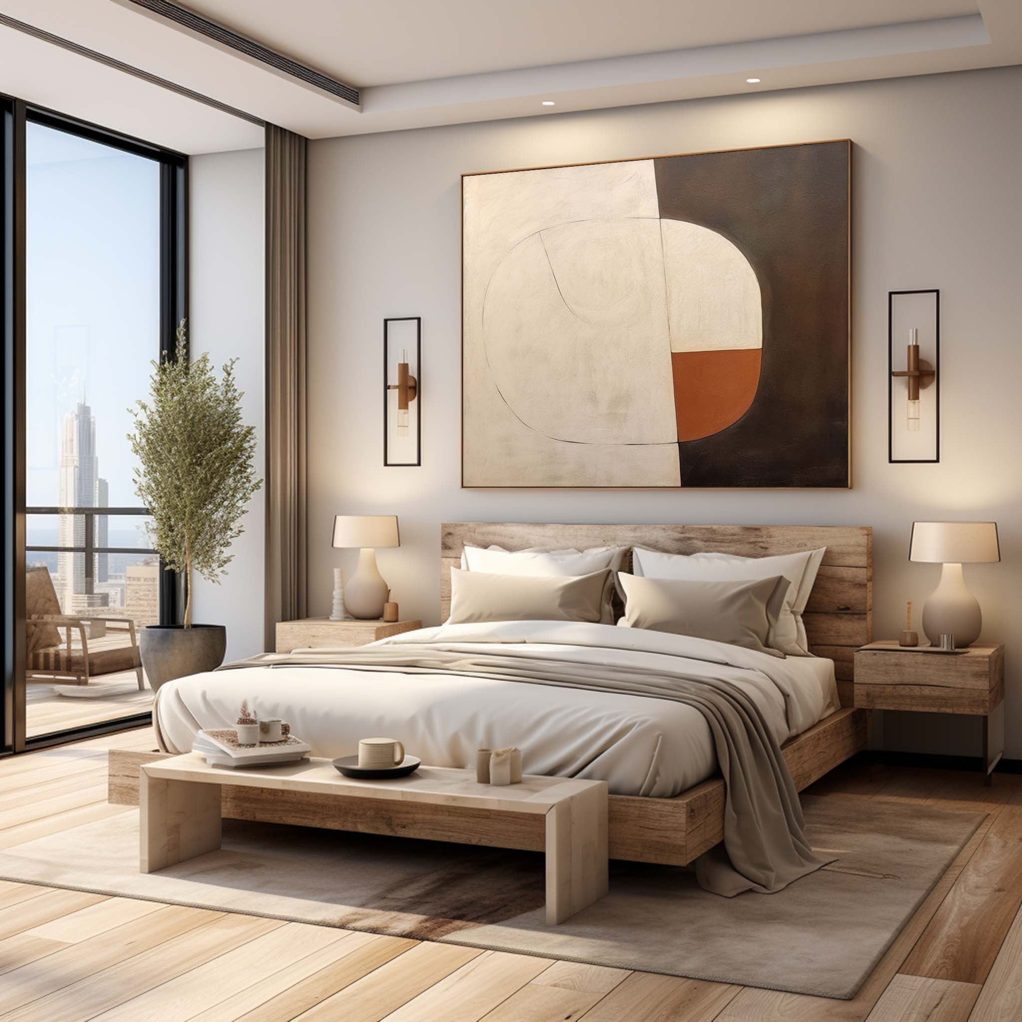 Contemporary Minimalist Art MA064 - Neutralighting