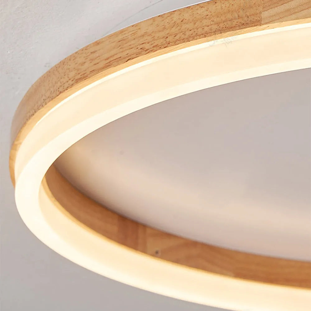 Tomo Flush Mount Ceiling Light Wood - Neutralighting
