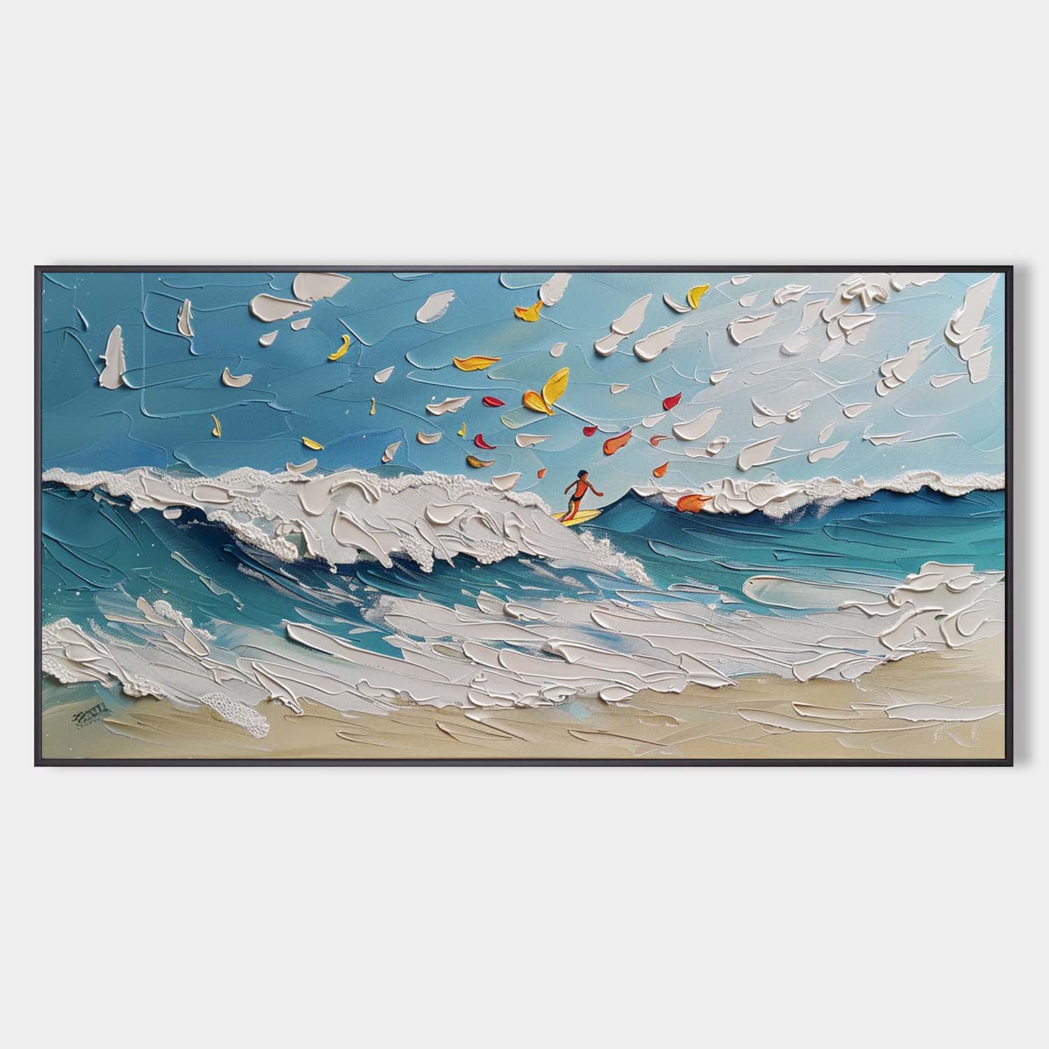 Plaster Art Texture Painting SG303 - Neutralighting