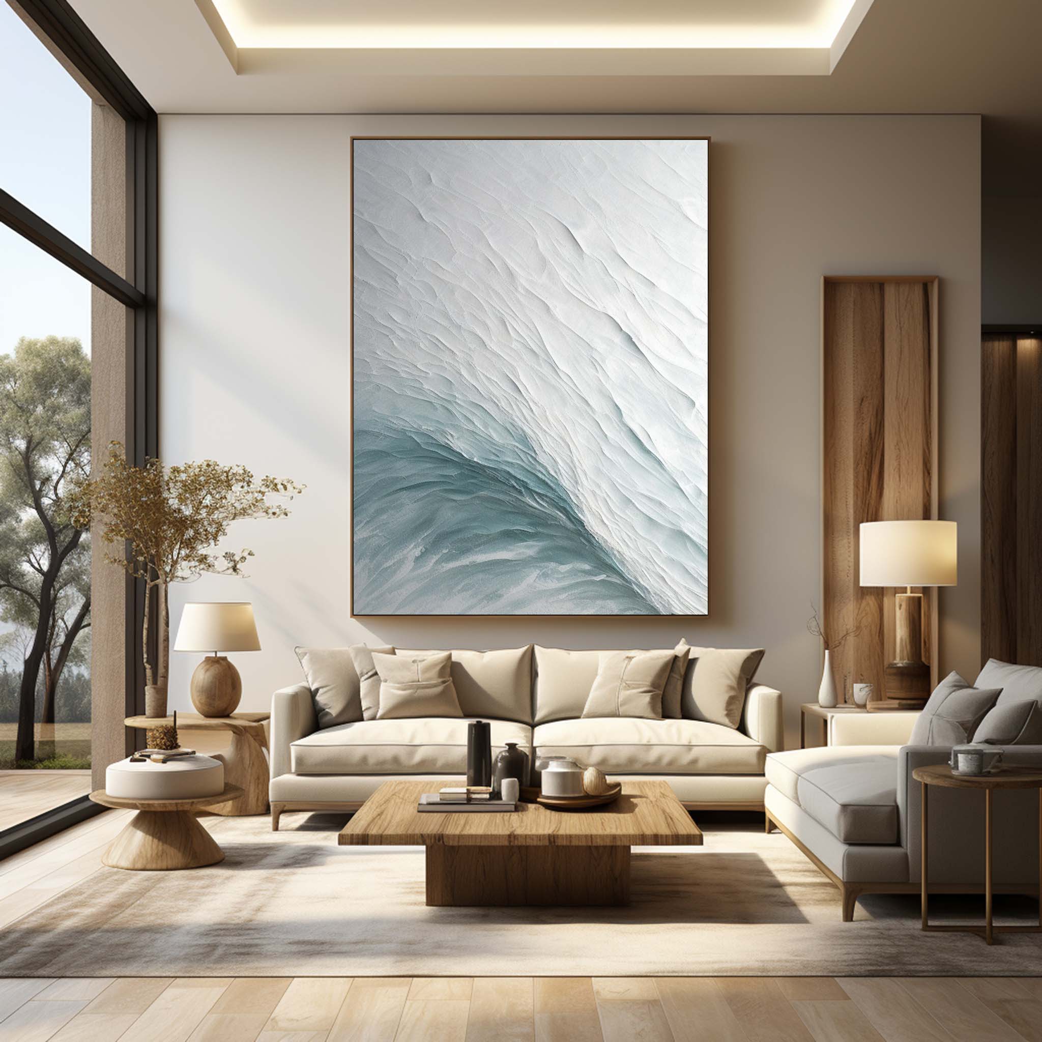 Wall Art Serene Calm Landscape Modern