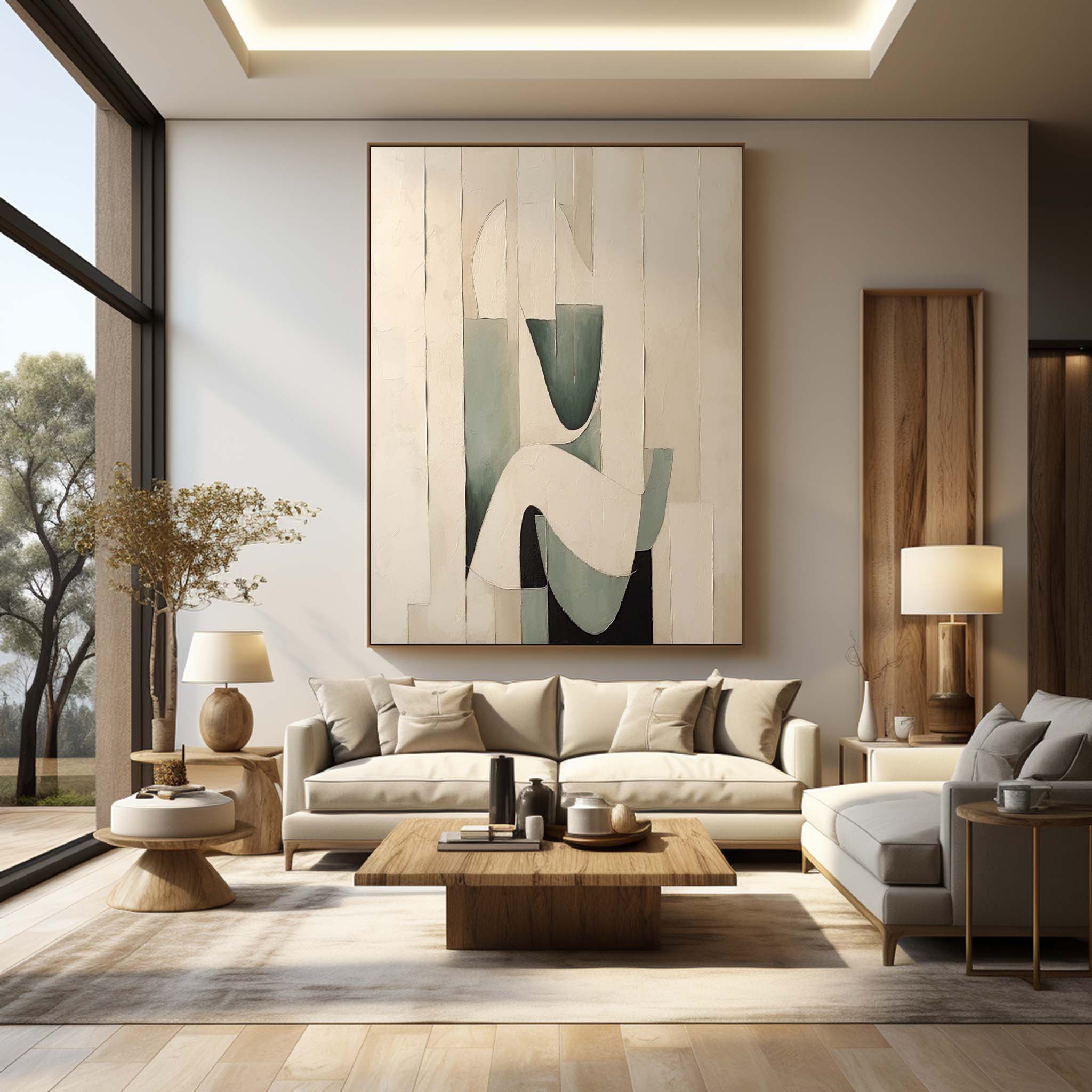 Wabi-Sabi Wall Art TX280 - Neutralighting