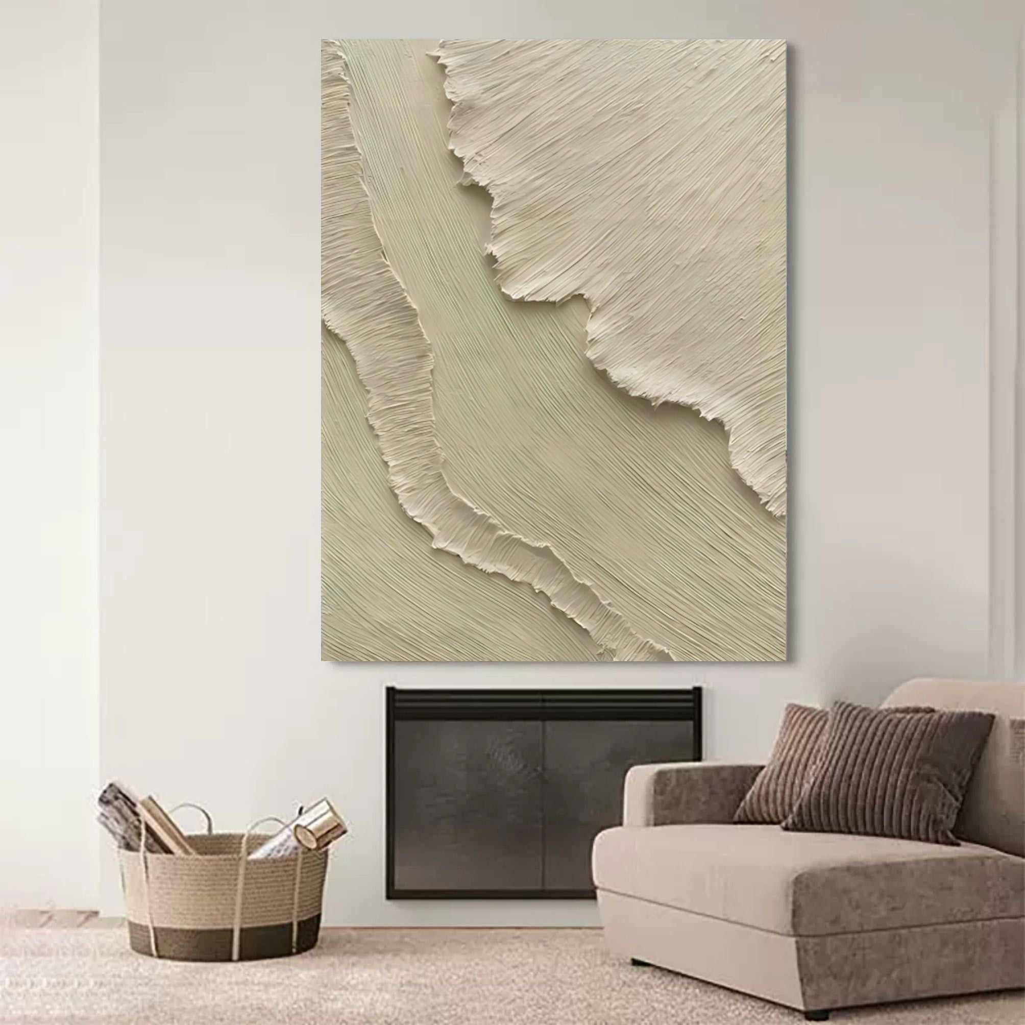Plaster Art Texture Painting SG004 - Neutralighting
