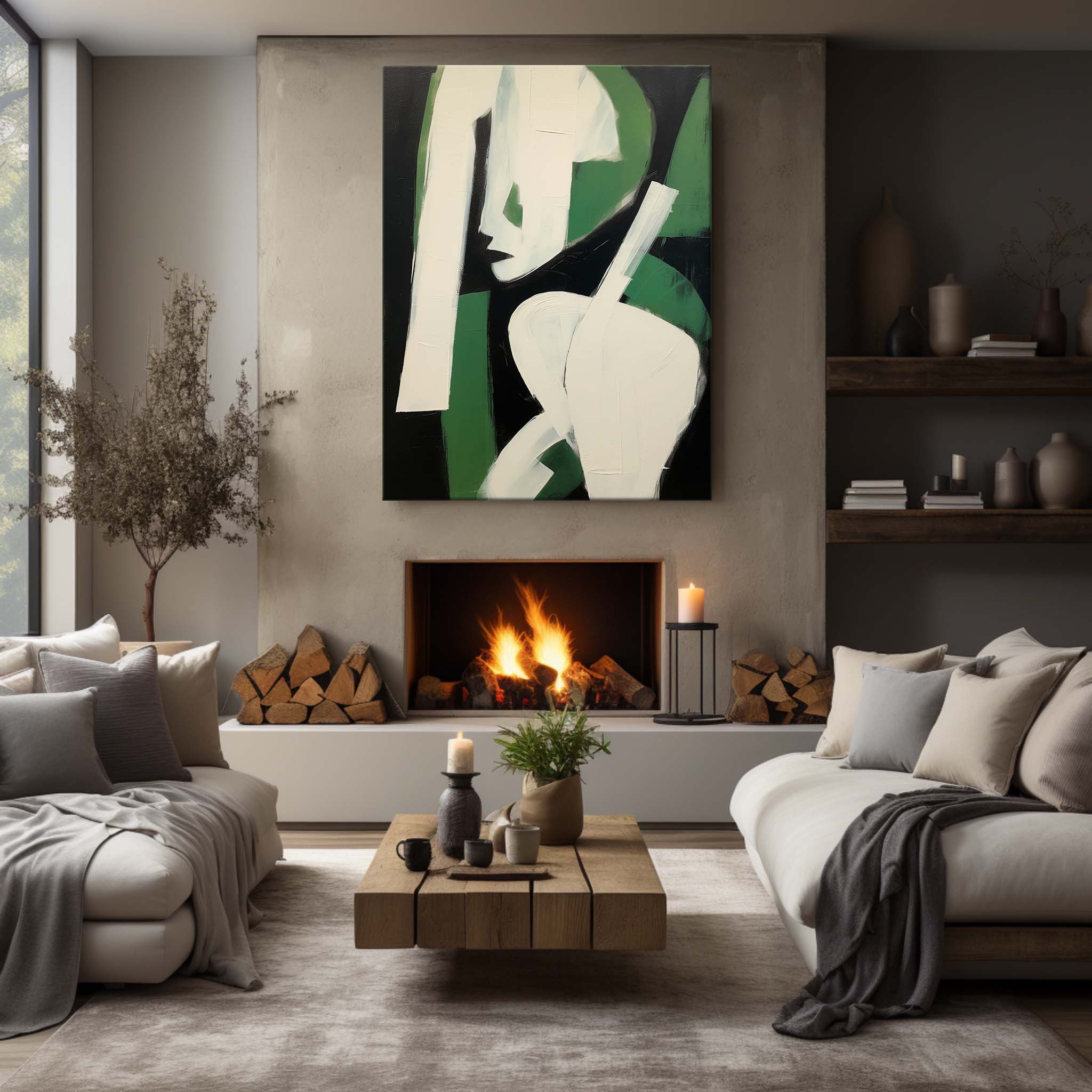 Contemporary Minimalist Art MA034 - Neutralighting