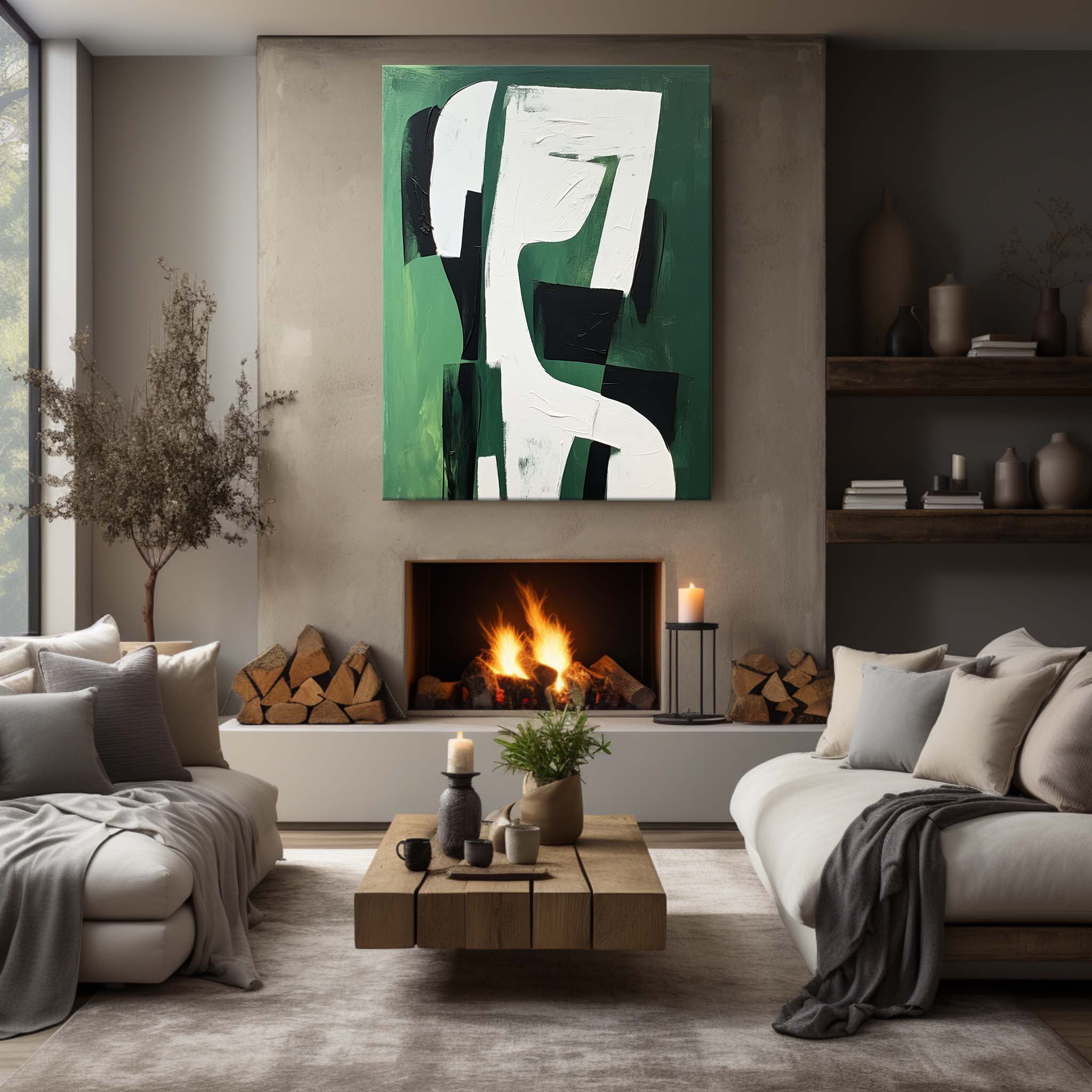 Contemporary Minimalist Art MA037 - Neutralighting