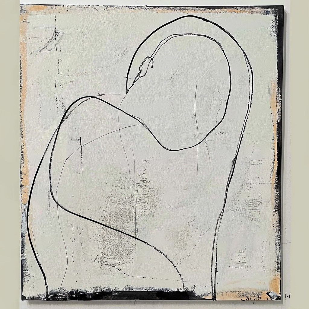 Wall Art Minimalist Embrace Abstract
