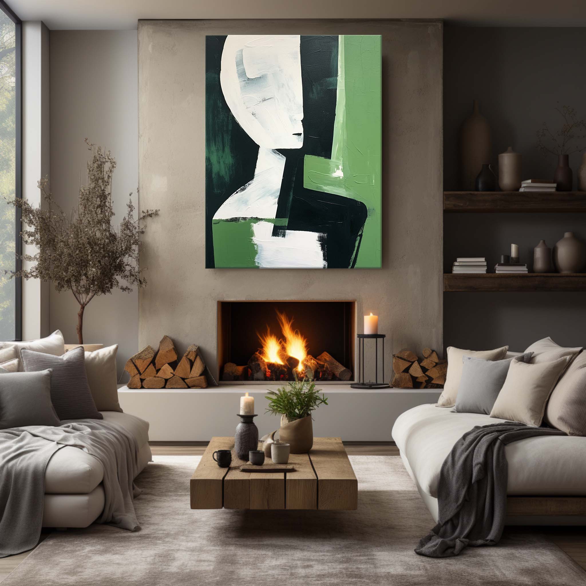 Contemporary Minimalist Art MA039 - Neutralighting