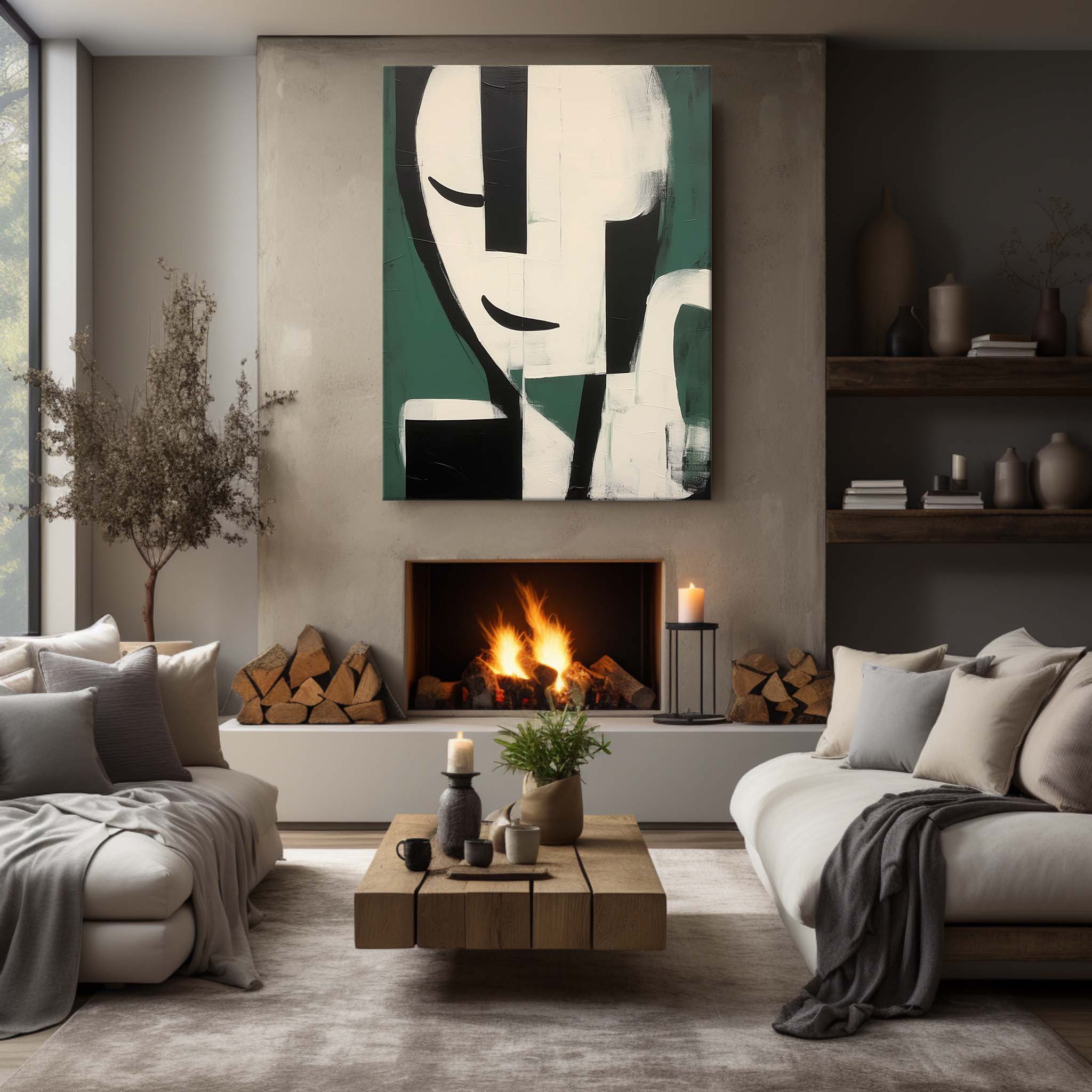 Contemporary Minimalist Art MA052 - Neutralighting