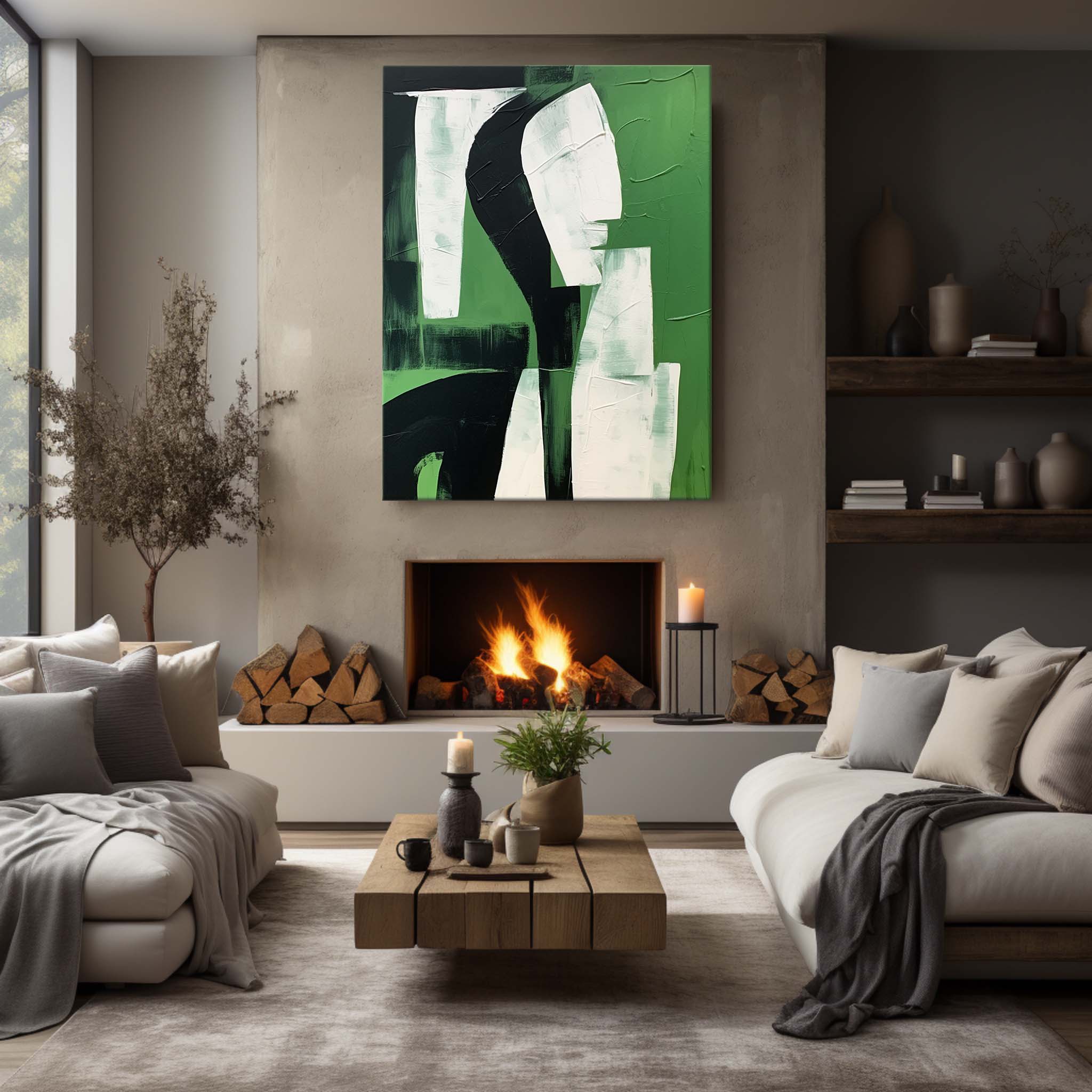 Contemporary Minimalist Art MA043 - Neutralighting