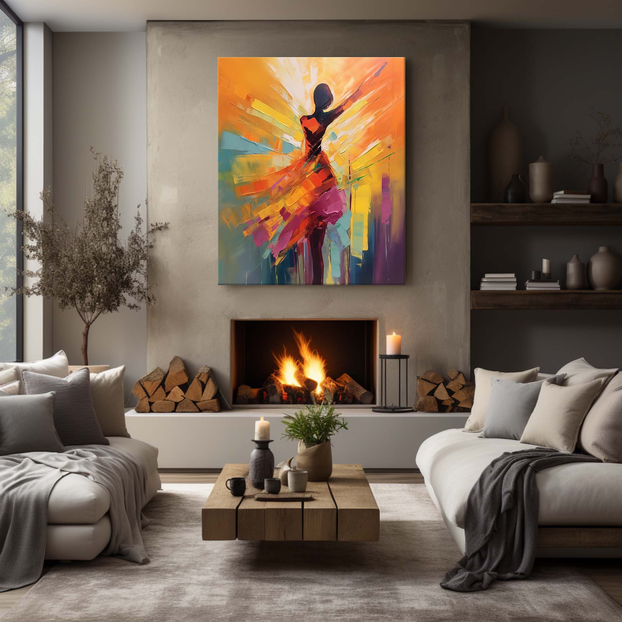 Palette Canvas Art PAC010 - Neutralighting