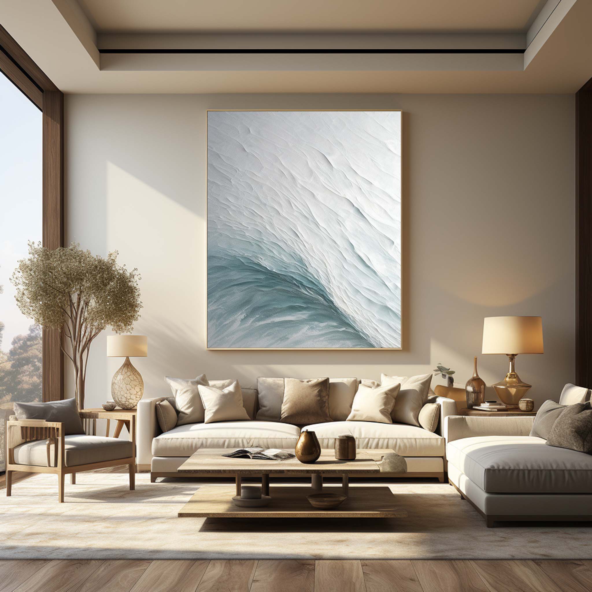 Wall Art Serene Calm Landscape Modern