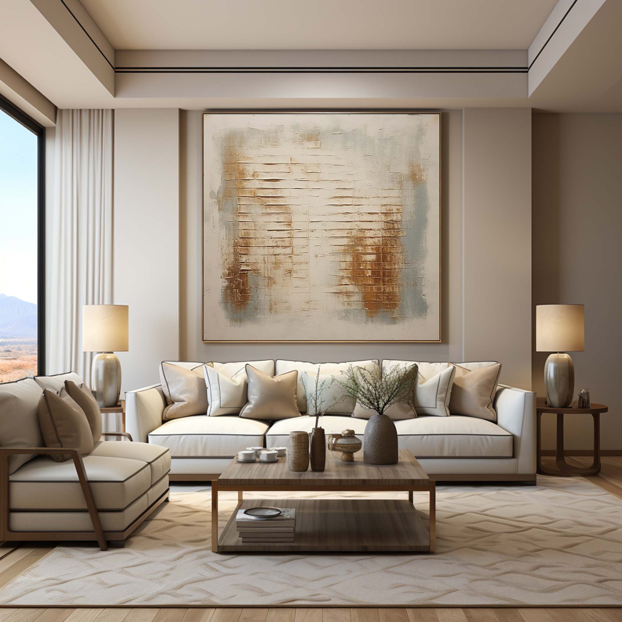 Wabi-Sabi Wall Art TX307 - Neutralighting