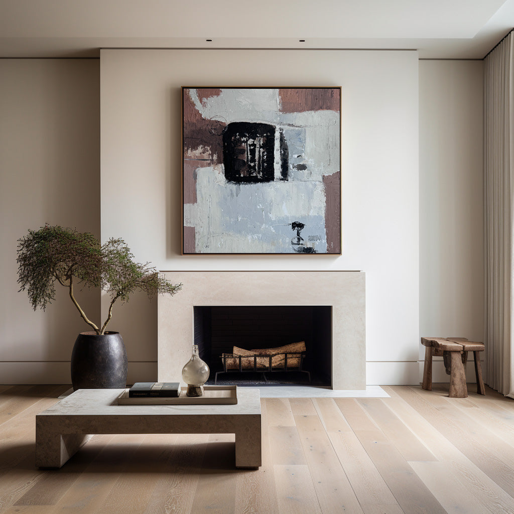 Modern Abstract Textured Painting