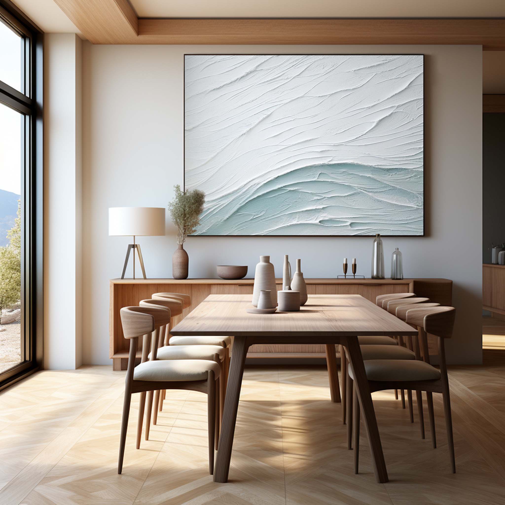 Plaster Art Texture Painting SG231 - Neutralighting