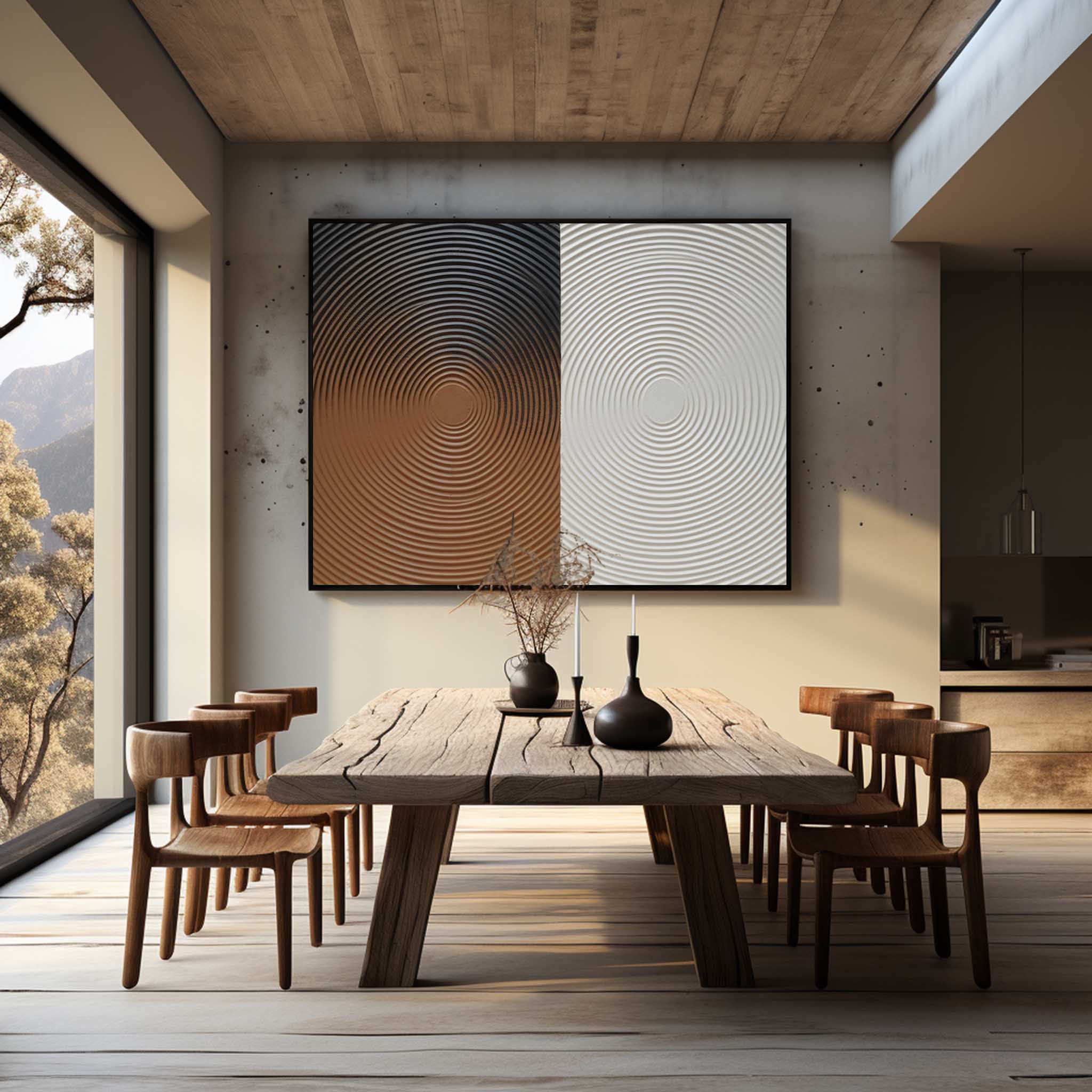 Plaster Art Texture Painting SG239 - Neutralighting