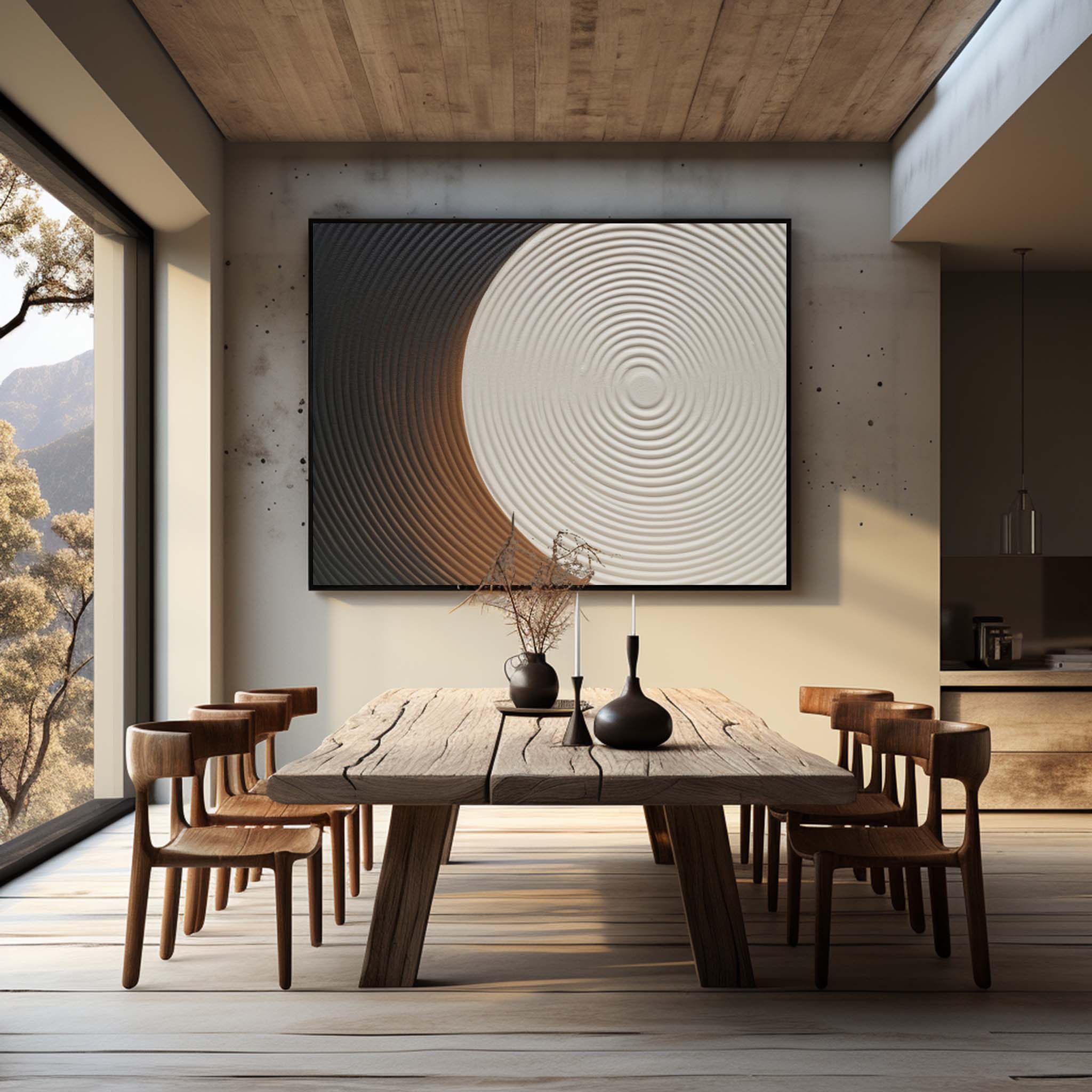 Plaster Art Texture Painting SG241 - Neutralighting