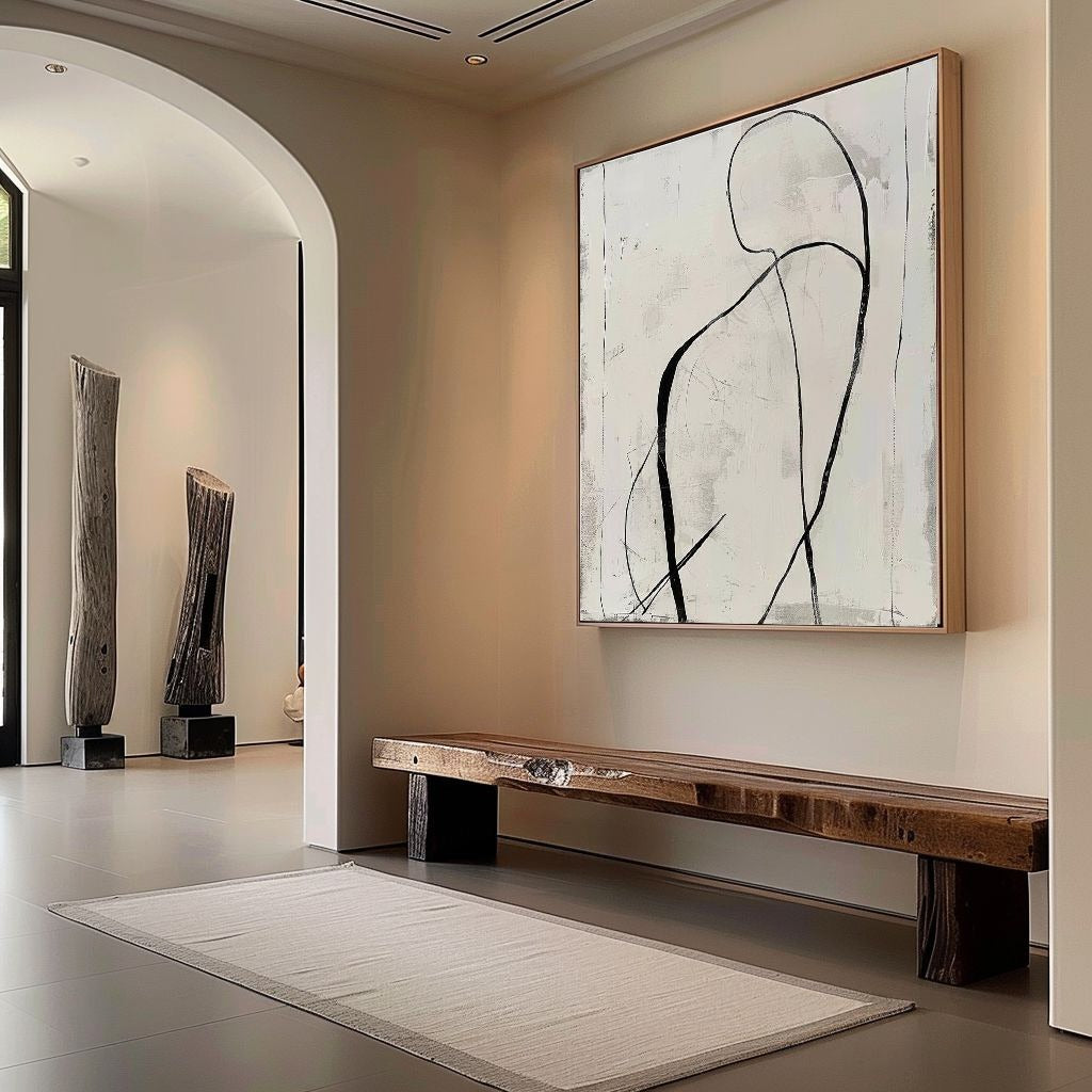 Wall Art Minimalist Abstract Figure