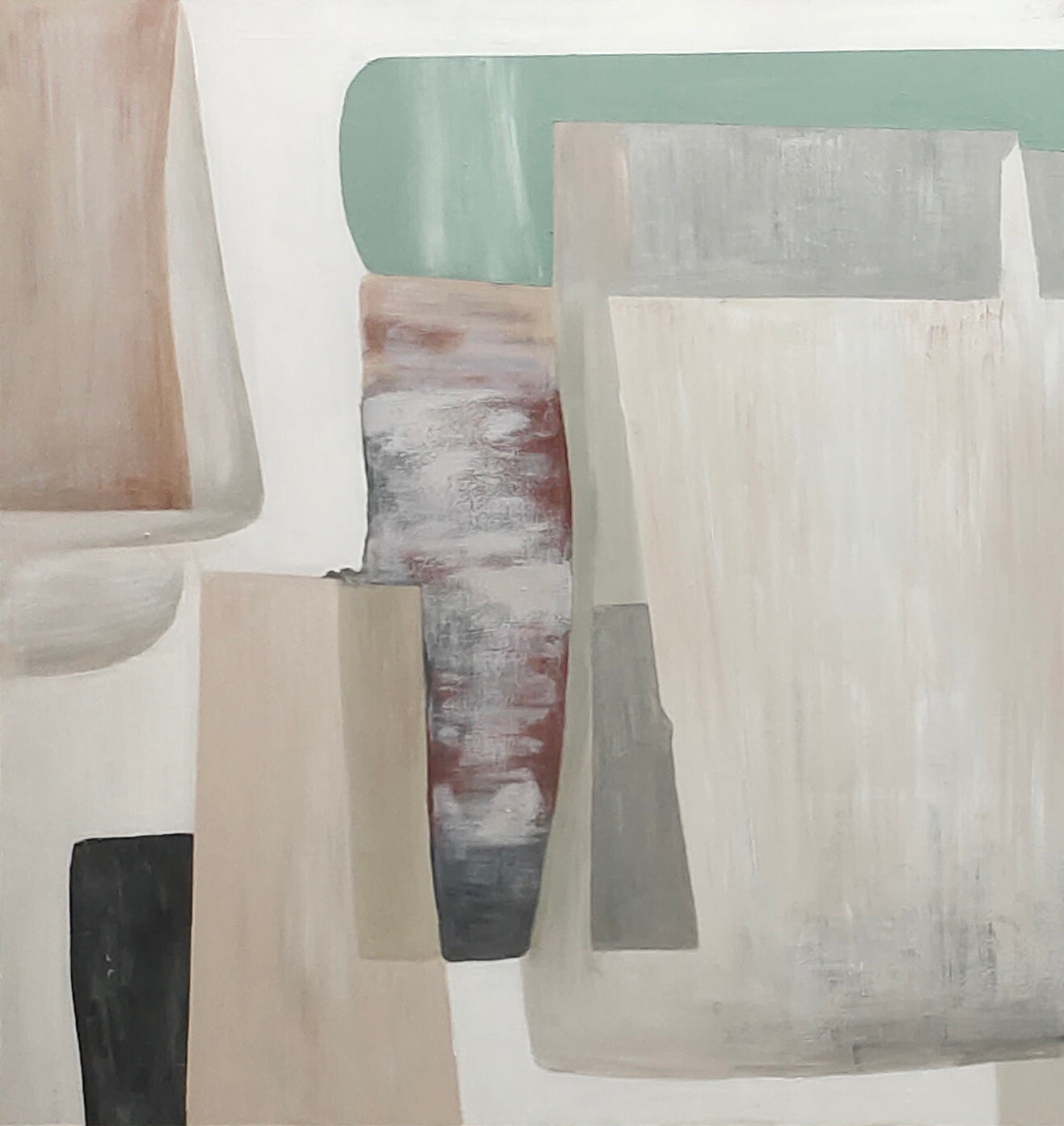 Wall Art Abstract Geometric Color Blocking Landscape
