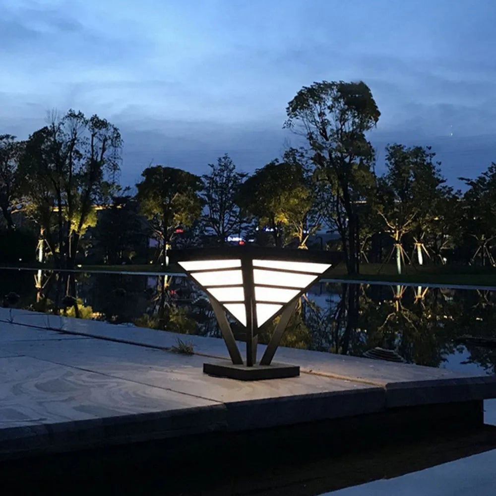 Ray Modern Diamond Metal Outdoor Landscape Pathway Light - Neutralighting