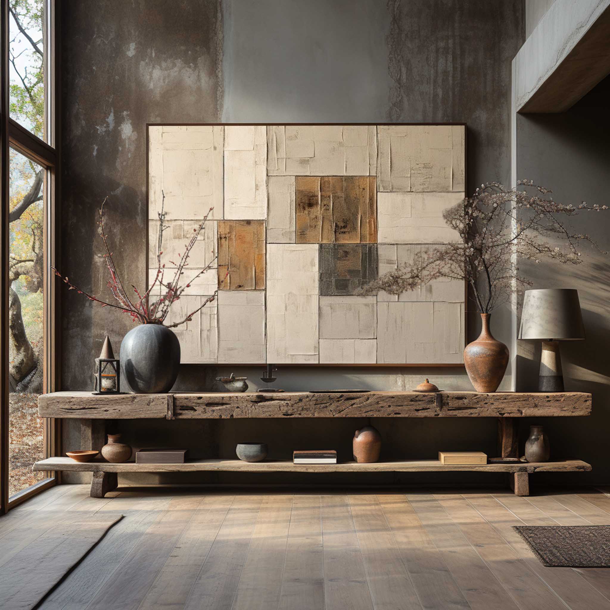 Wabi-Sabi Wall Art #TX253 - Neutralighting