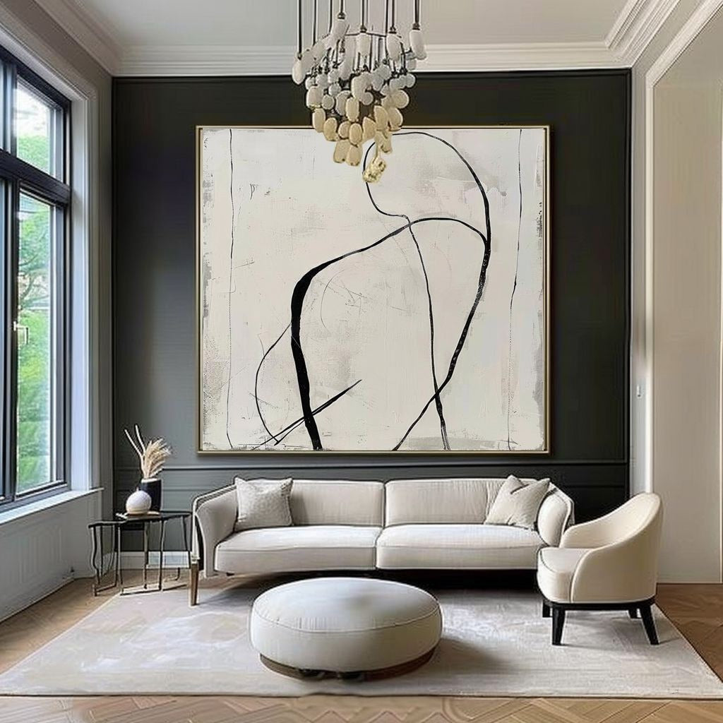 Wall Art Minimalist Abstract Figure