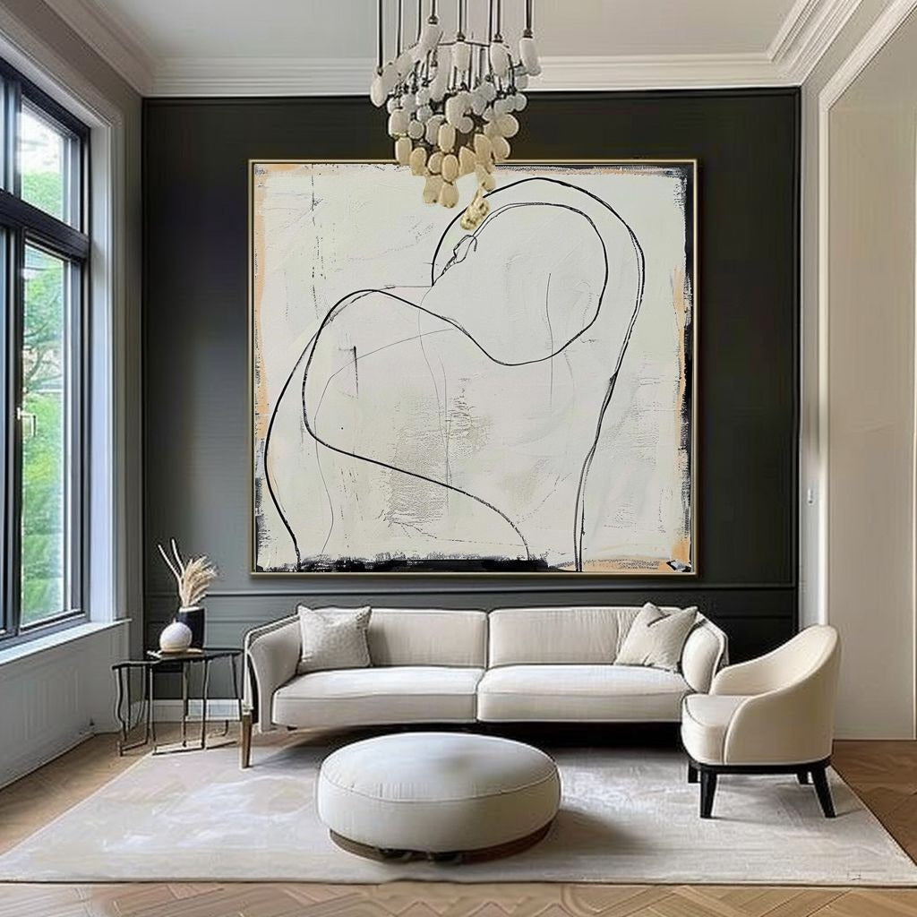 Wall Art Minimalist Embrace Abstract