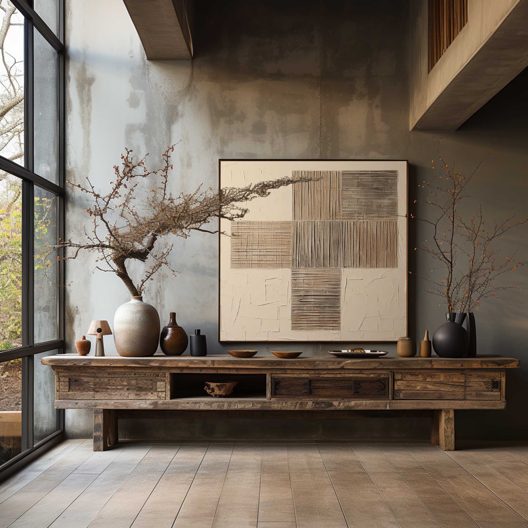 Wabi-Sabi Wall Art TX256 - Neutralighting